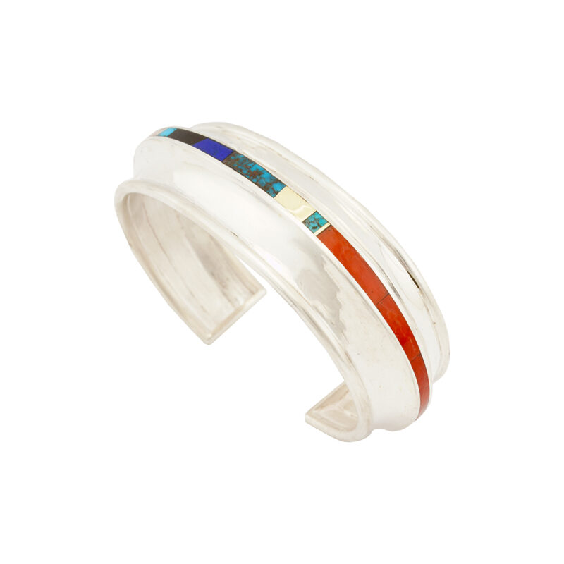 Cheyenne Harris Sterling Silver Inlaid Bracelet