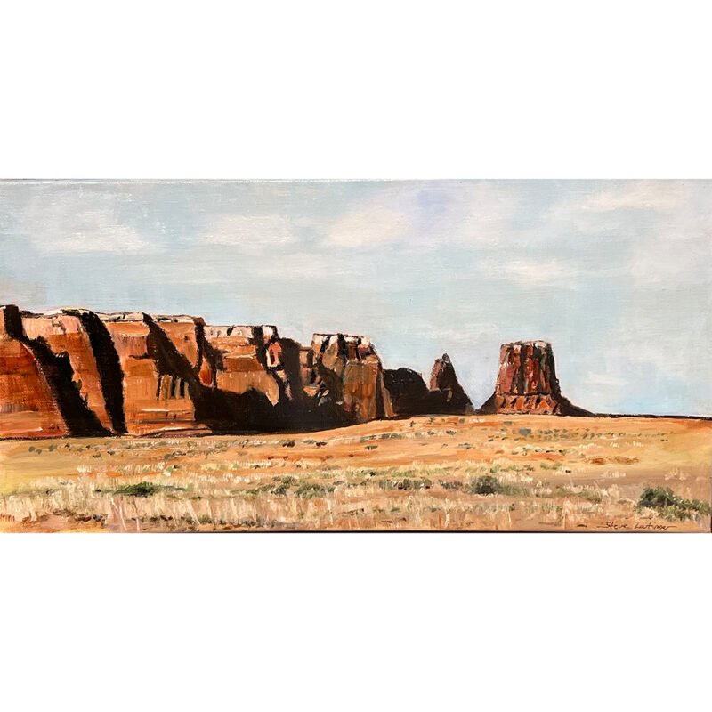 Steve Latimer “MESA” Oil On Canvas Painting