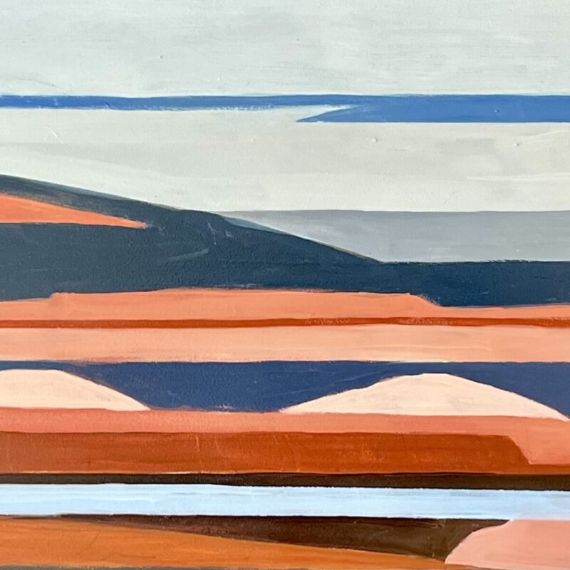 Steve Latimer “Canyon Shapes” Oil On Canvas