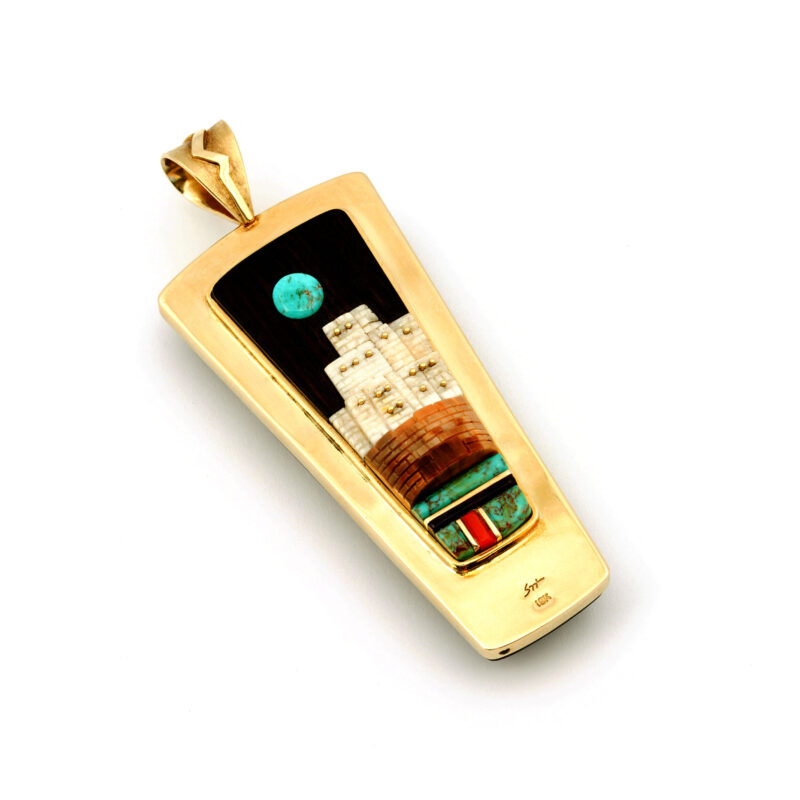 Don Supplee 18K Gold Double Sided Pendant