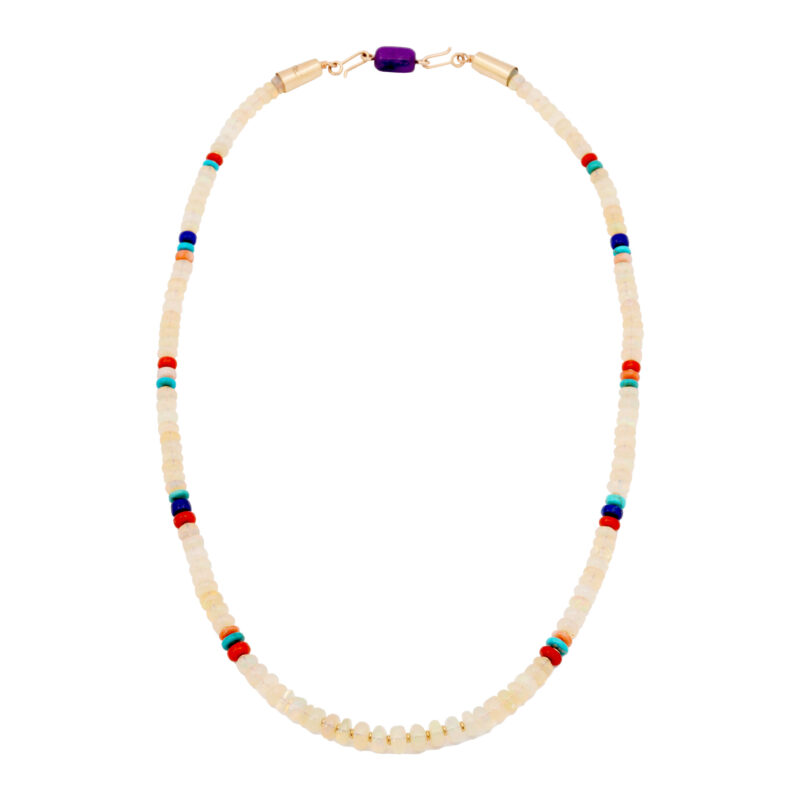 Boyd Tsosie Opal and Gold Necklace