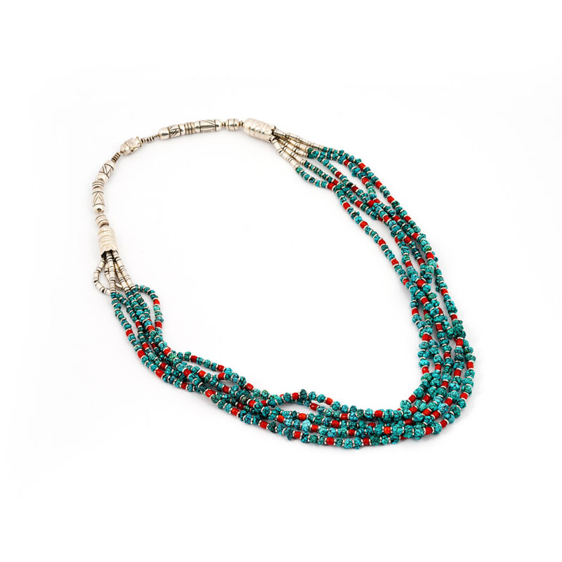 White Buffalo Turquoise Nugget Necklace