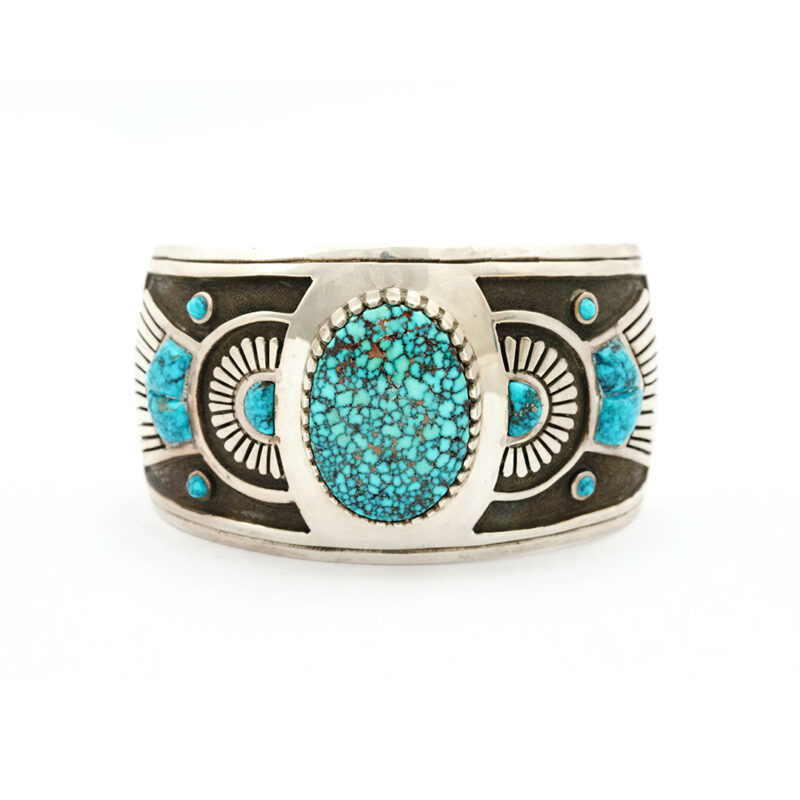 Michael Perry Sterling Silver Turquoise Bracelet