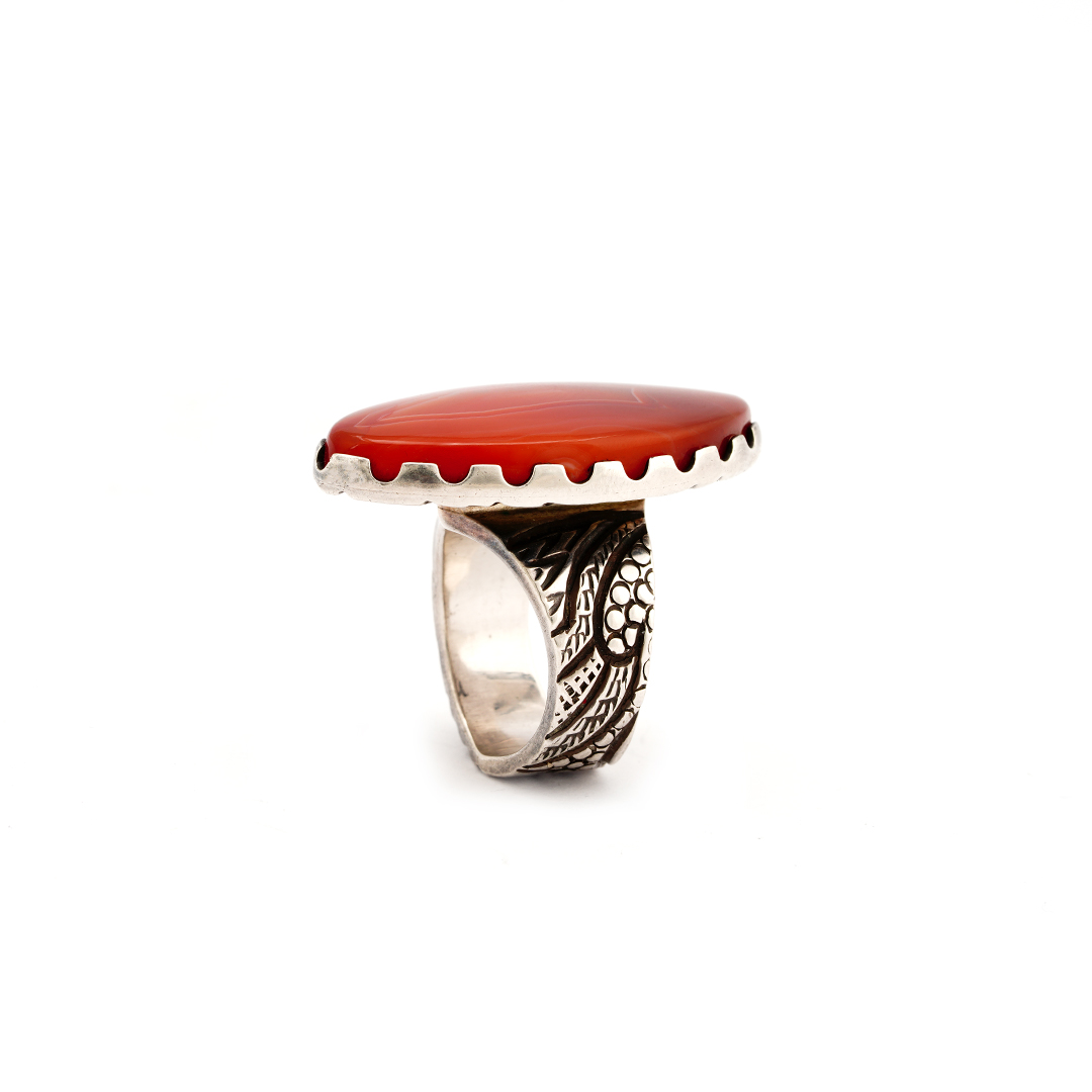 Jarad Chavez Jasper Sterling Silver Ring - Image 4