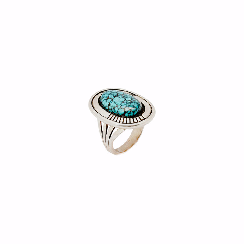 Ivan Kee Sterling Silver Turquoise Ring
