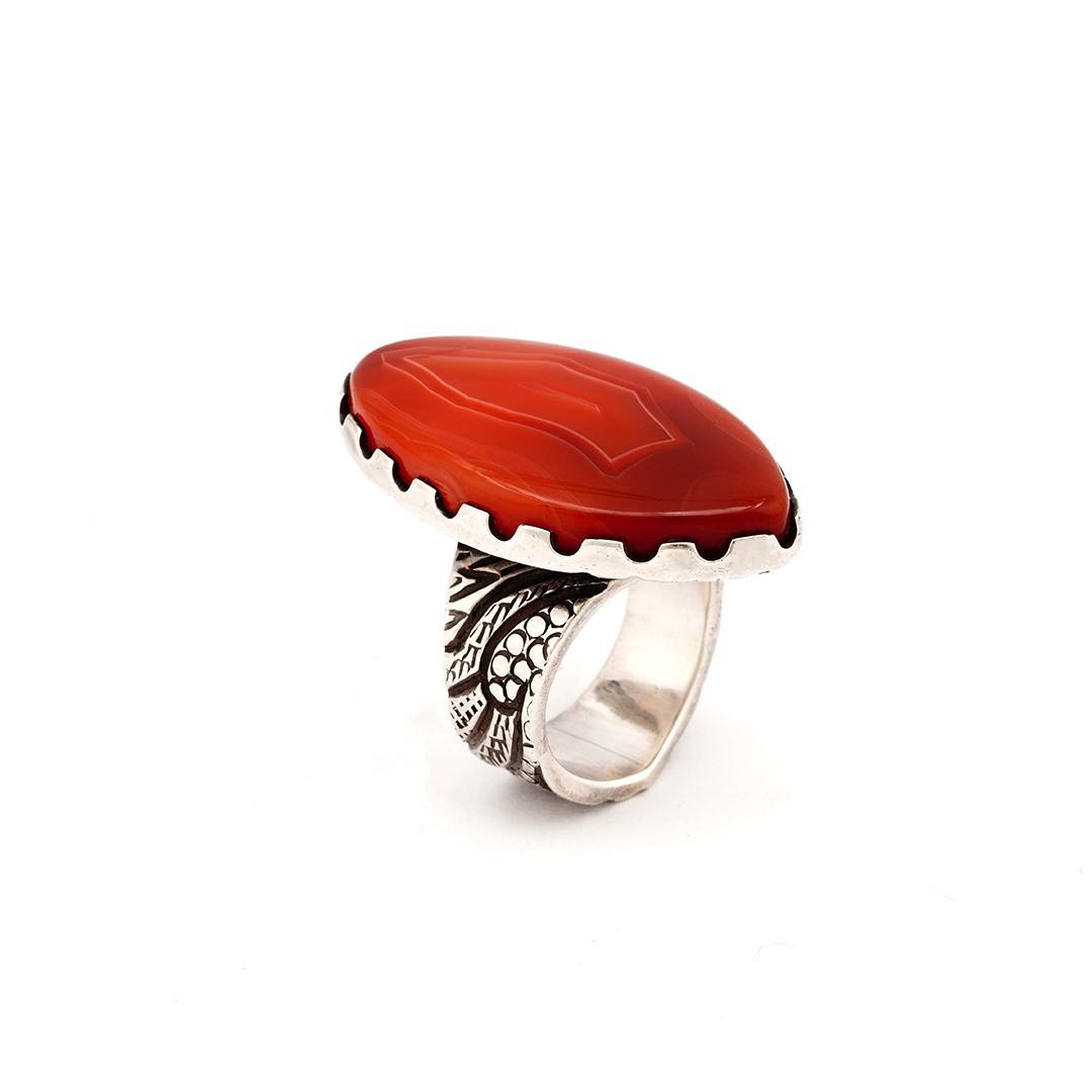 Jarad Chavez Jasper Sterling Silver Ring