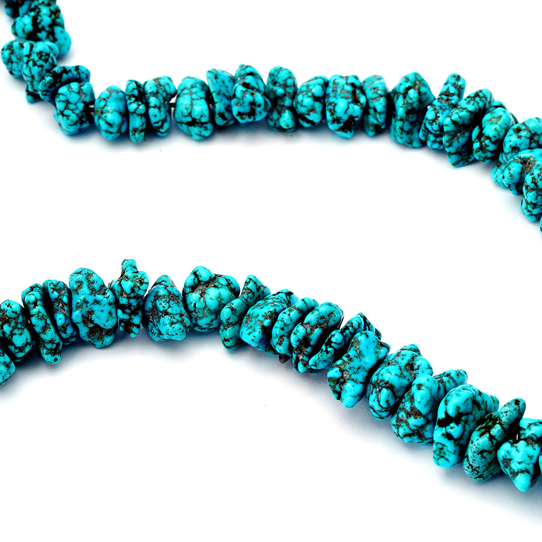 Lee Yazzie Lone Mountain Turquoise Necklace - Image 3