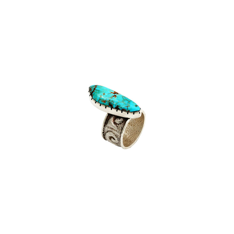 Harvey Begay Turquoise Sterling Silver Ring