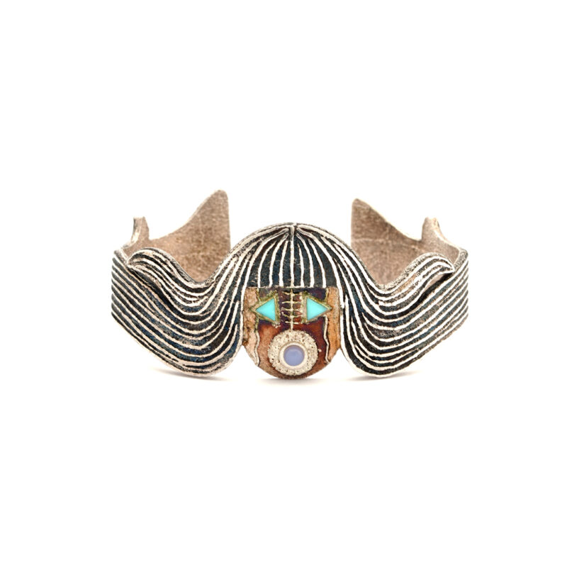 Ric Charlie Sterling Silver Yei Bracelet