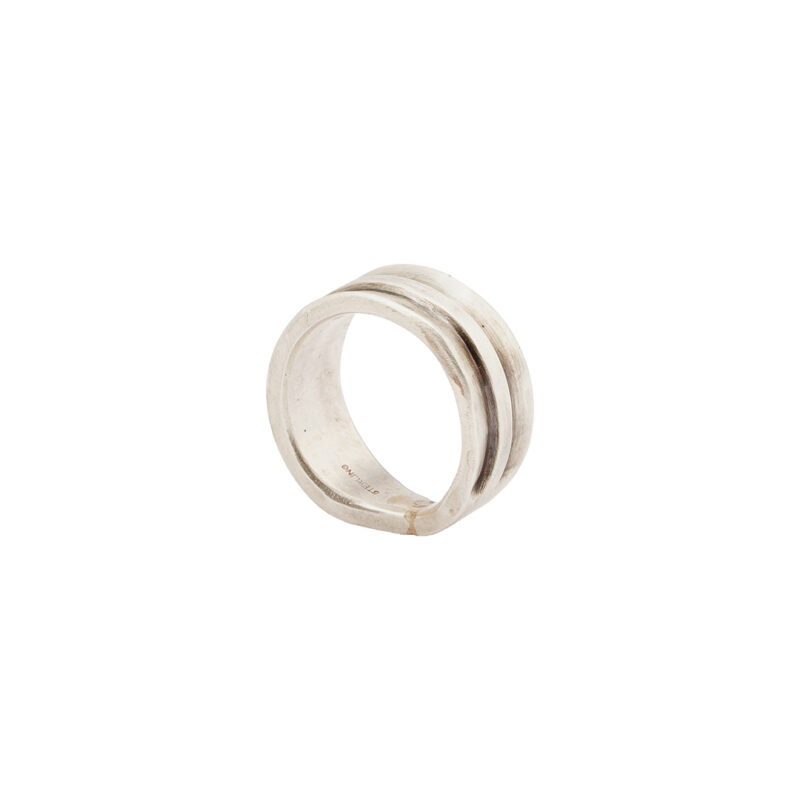 James Faks Sterling Band Ring