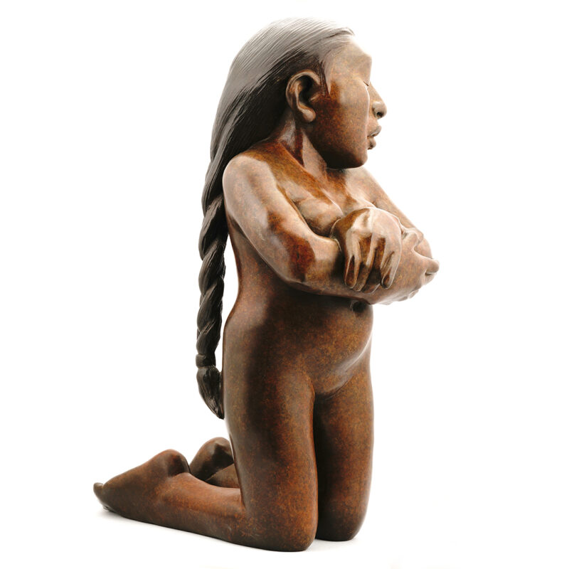 Roxane Swentzell Bronze Sculpture Number 18/25