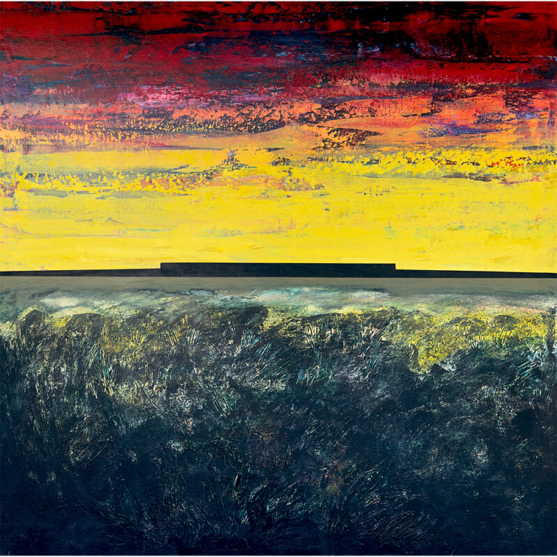 Dan Namingha "Deset Texture #1" Acrylic On Canvas