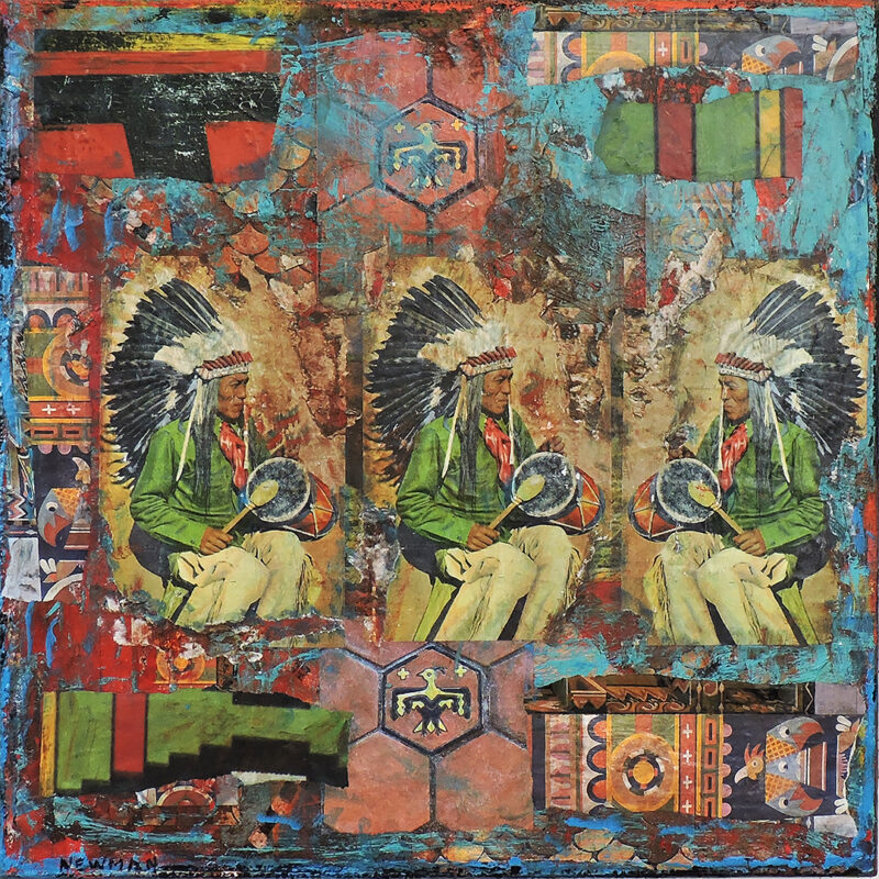 Dave Newman Mixed Media Painting