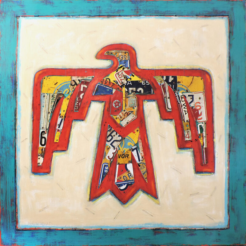 Dave Newman "Thunderbird" Series Painting On Board
