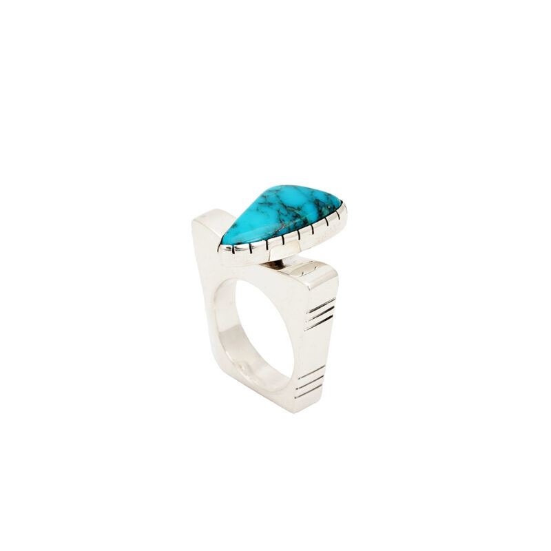 Jonathan Mike Sterling Silver Turquoise Ring