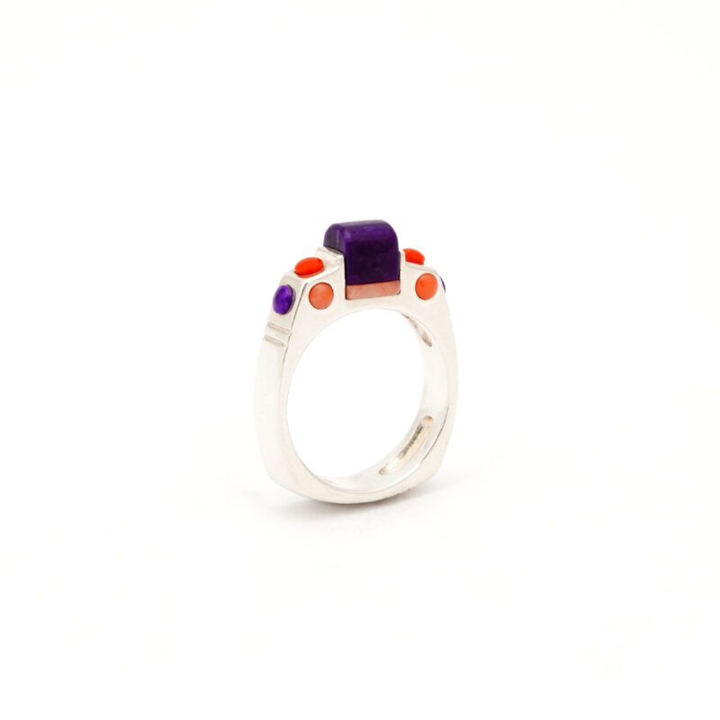 Little, James Multi-Inlay Sterling Silver Ring