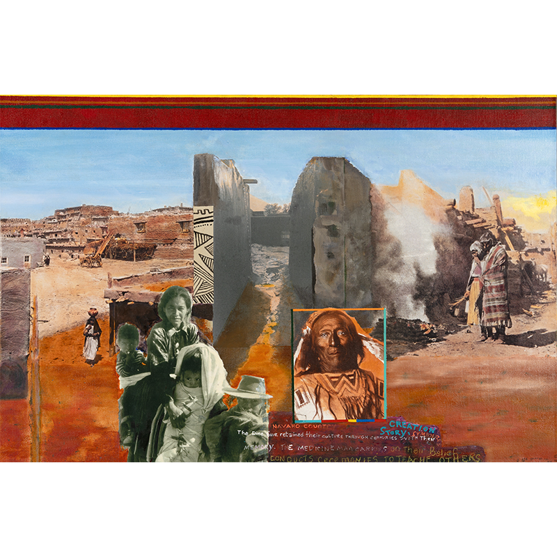 Portias, Jane Ash Mixed Media Painting On canvas